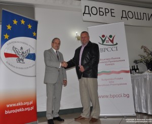 Janusz Cieślak, Prezes Europejskiej Klubu Biznesu Polska i Michał Bednarek, Prezes Bułgarsko-Polskiej Izby Handlowo Przemysłowej