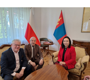 Spotkanie z Ambasador Mongolii.