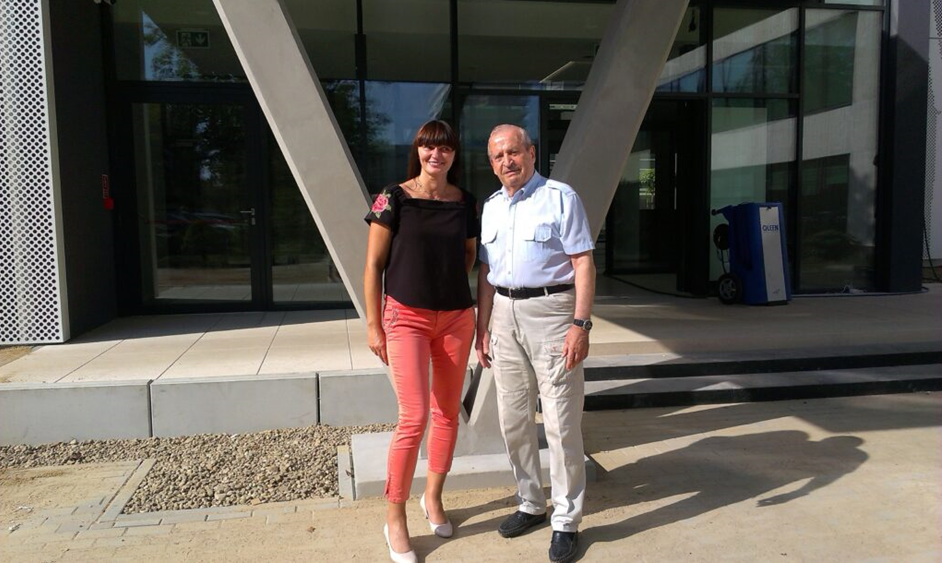 Anna Rychter, the President of the Management Board of the "VERANO" Health and Relaxation Centre, and Janusz Cieślak, the President of the European Business Club Poland.